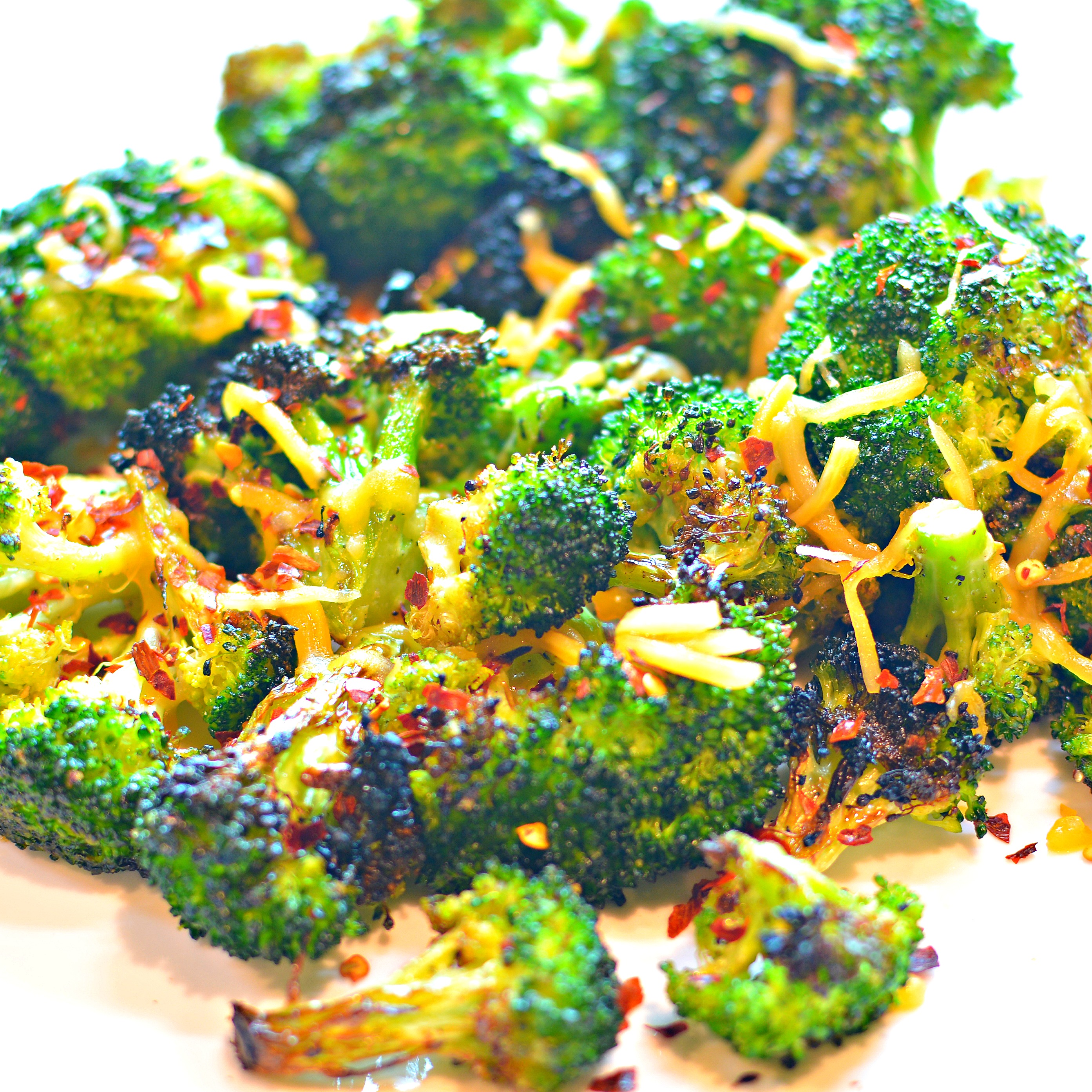Cheesy Grilled Broccoli