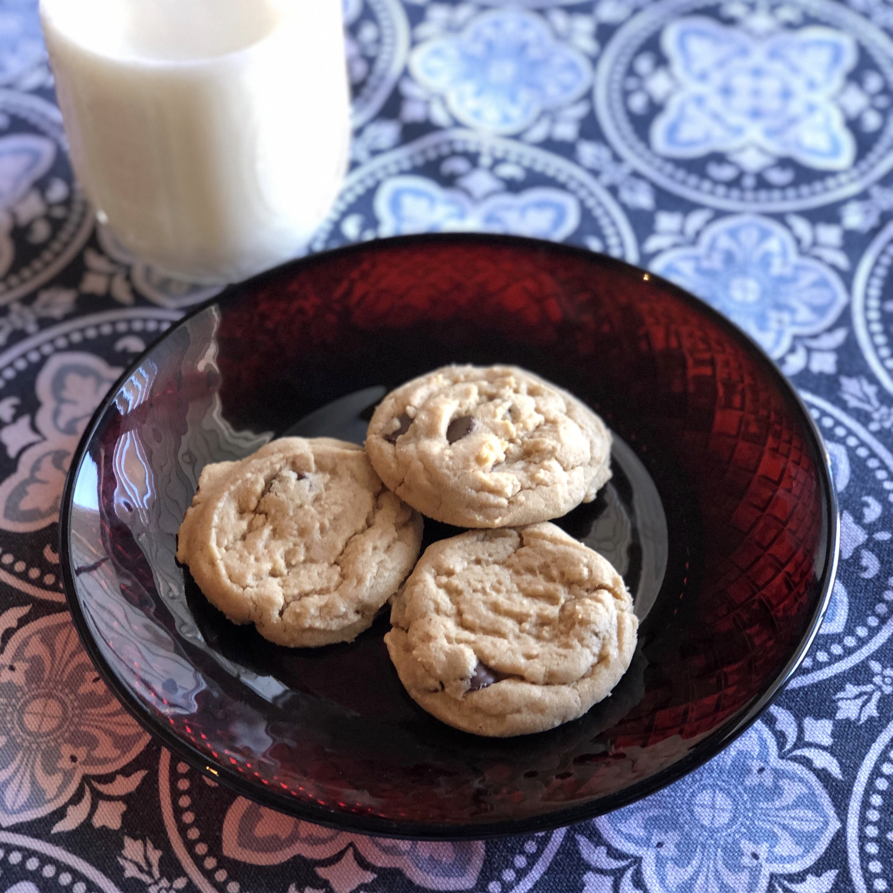 Chewy Sunflower Butter Cookies
