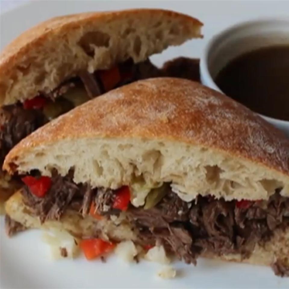 Chicago-Inspired Italian Beef Sandwich