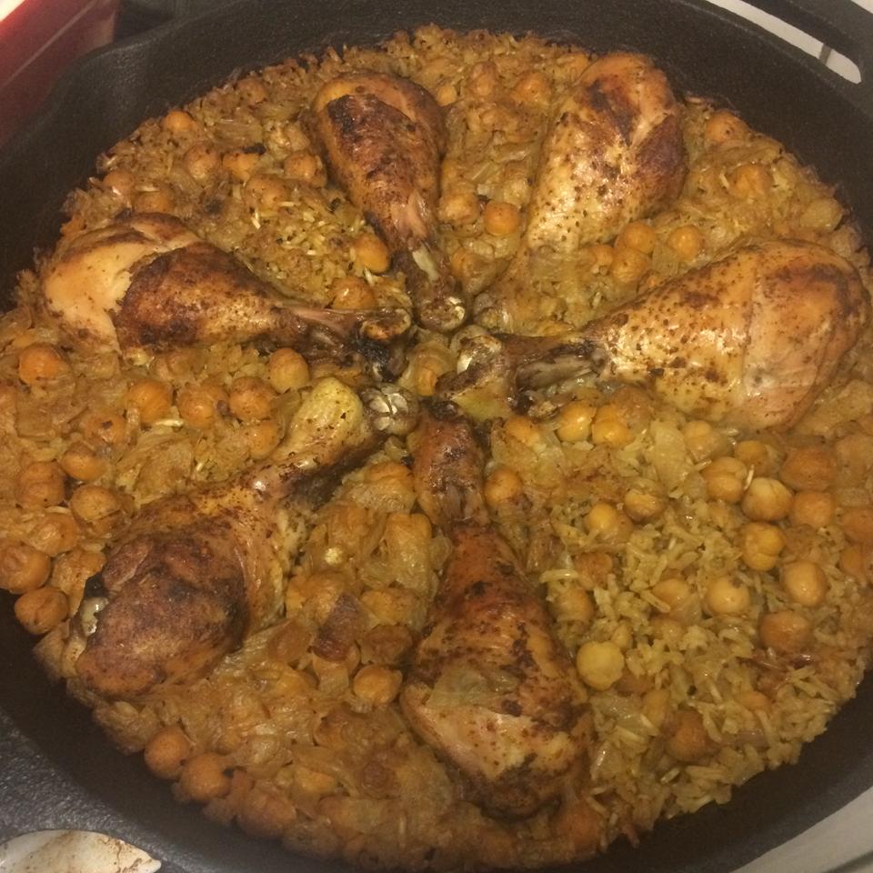 Chicken and Chickpea Rice Pilaf