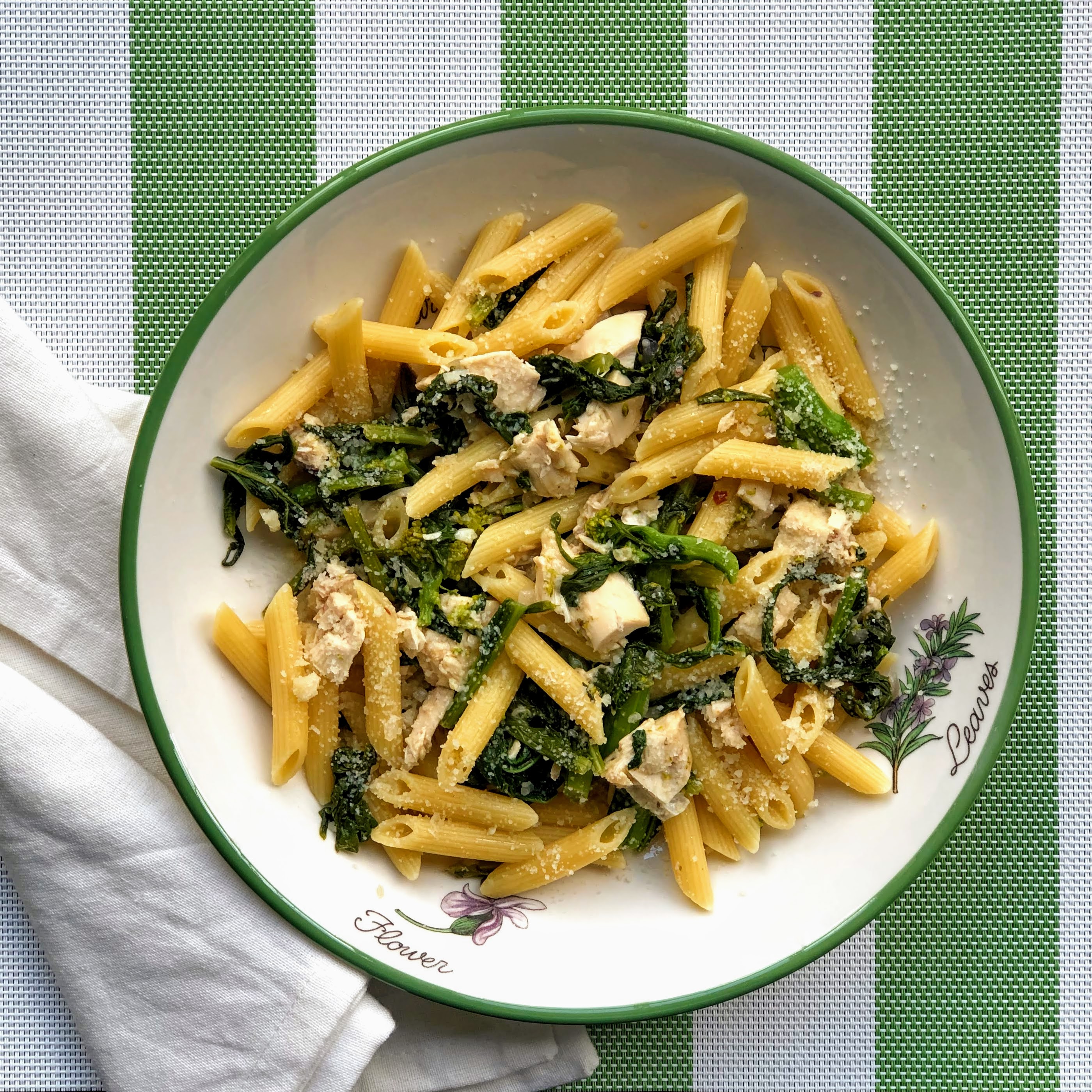 Chicken and Rapini Penne Pasta