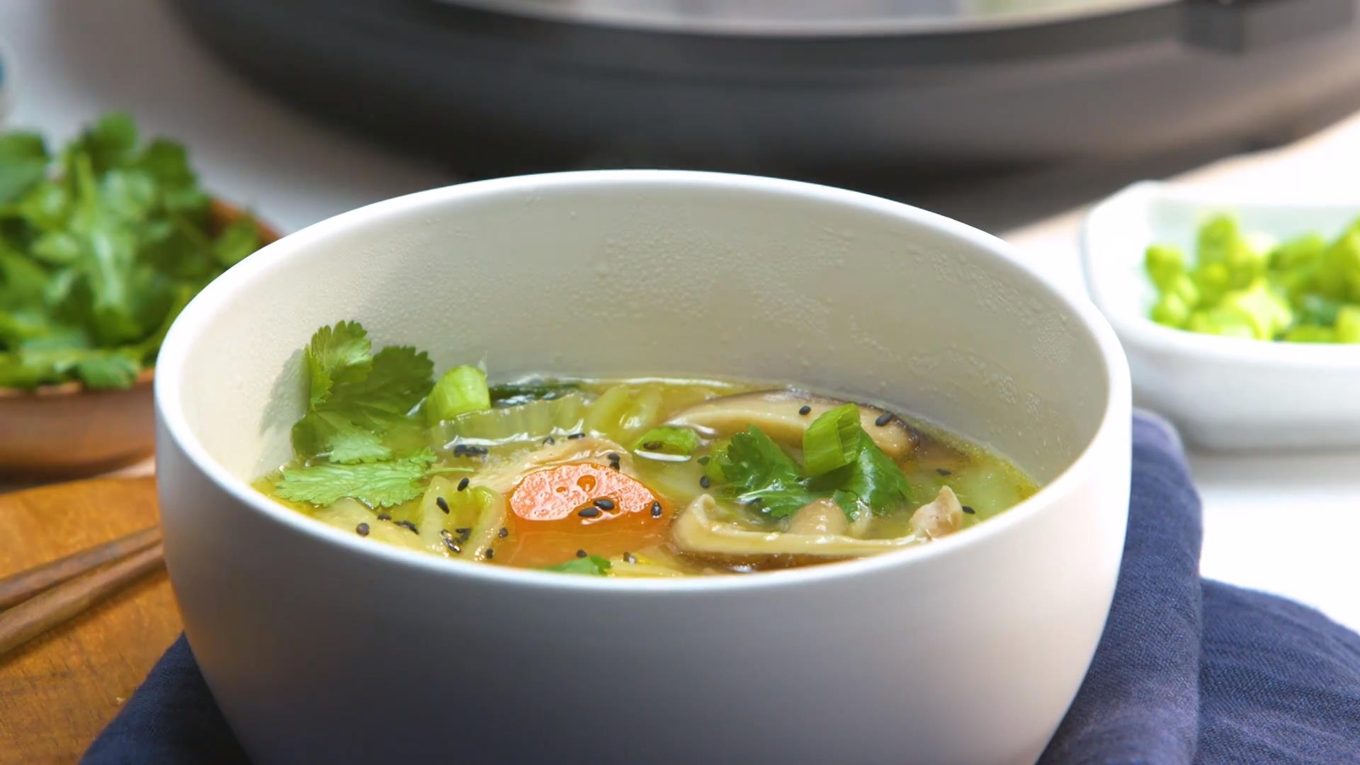 Chicken and Veggie Miso Soup (Instant Pot® Version)