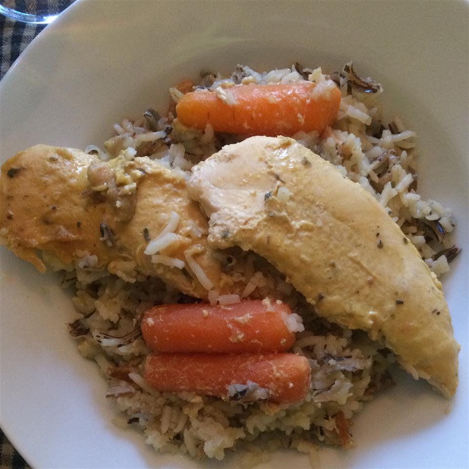 Chicken and Wild Rice Slow Cooker Dinner