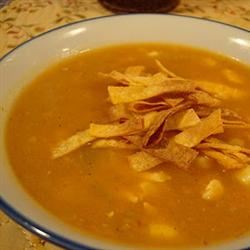 Chicken Enchilada Soup for the Stovetop