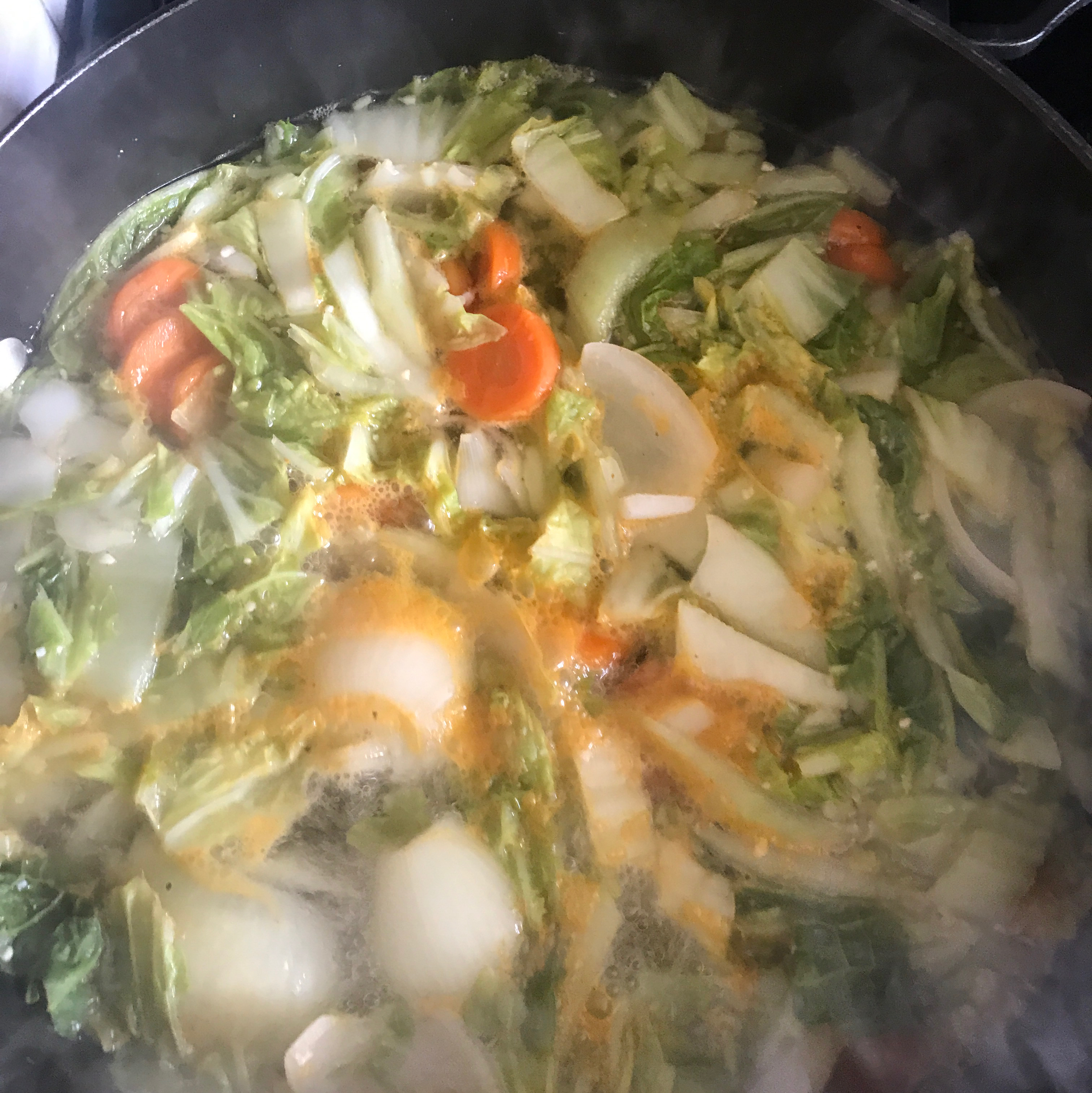 Chinese Cabbage and Ginger Soup