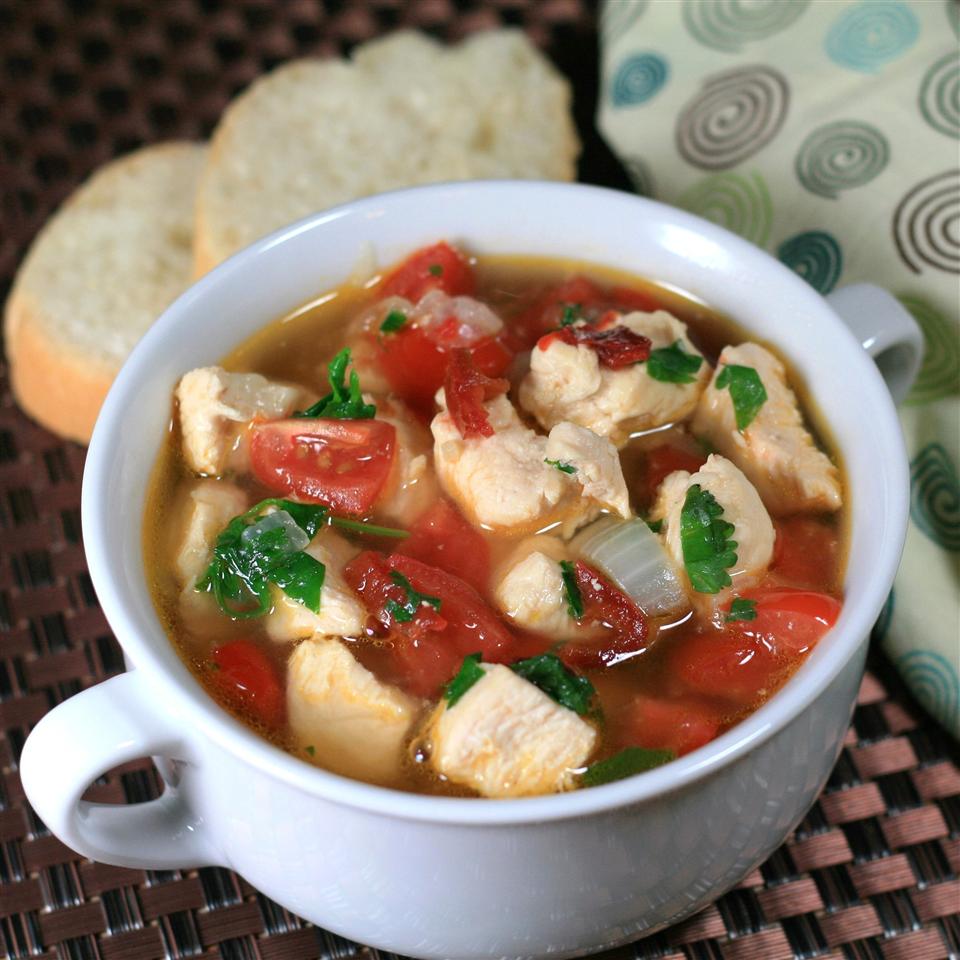 Chipotle Pepper and Chicken Soup