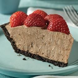 Chocolate-Berry No-Bake Cheesecake