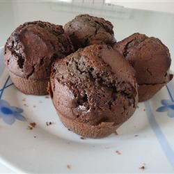 Chocolate Chocolate Chip Muffins