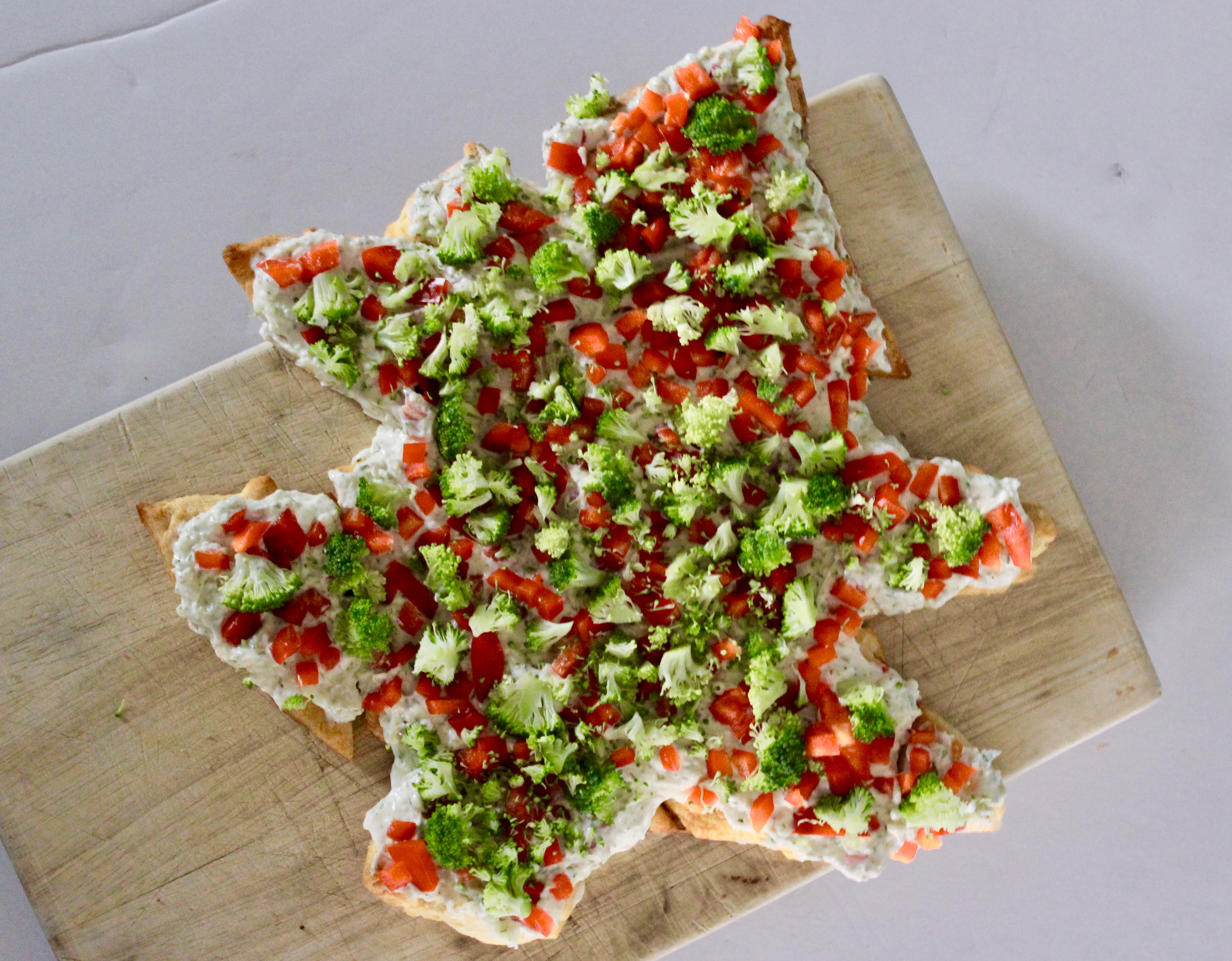 Christmas Pizza Appetizer