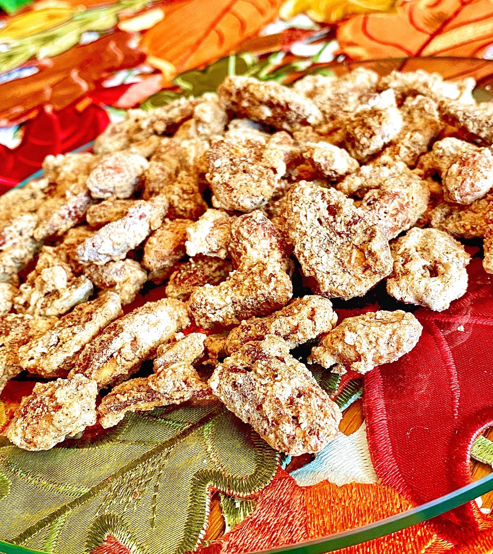 Cinnamon-Roasted Pecans and Almonds