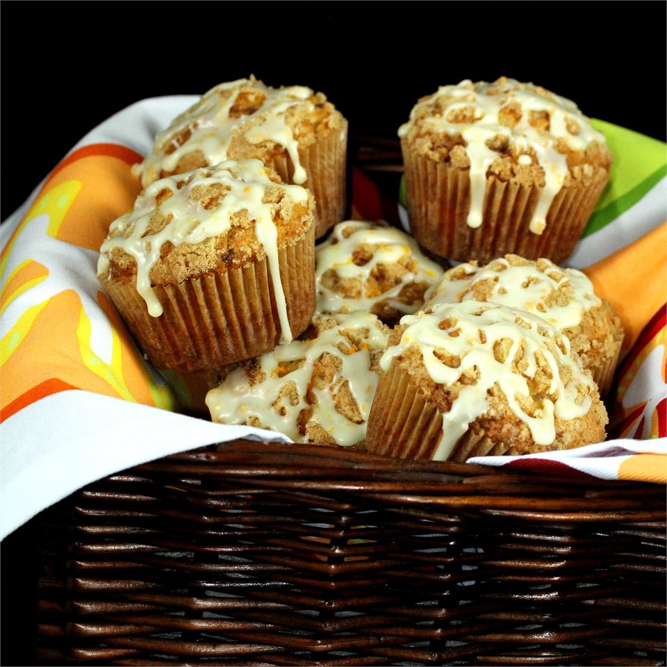 Cinnamon Streusel Orange Muffins