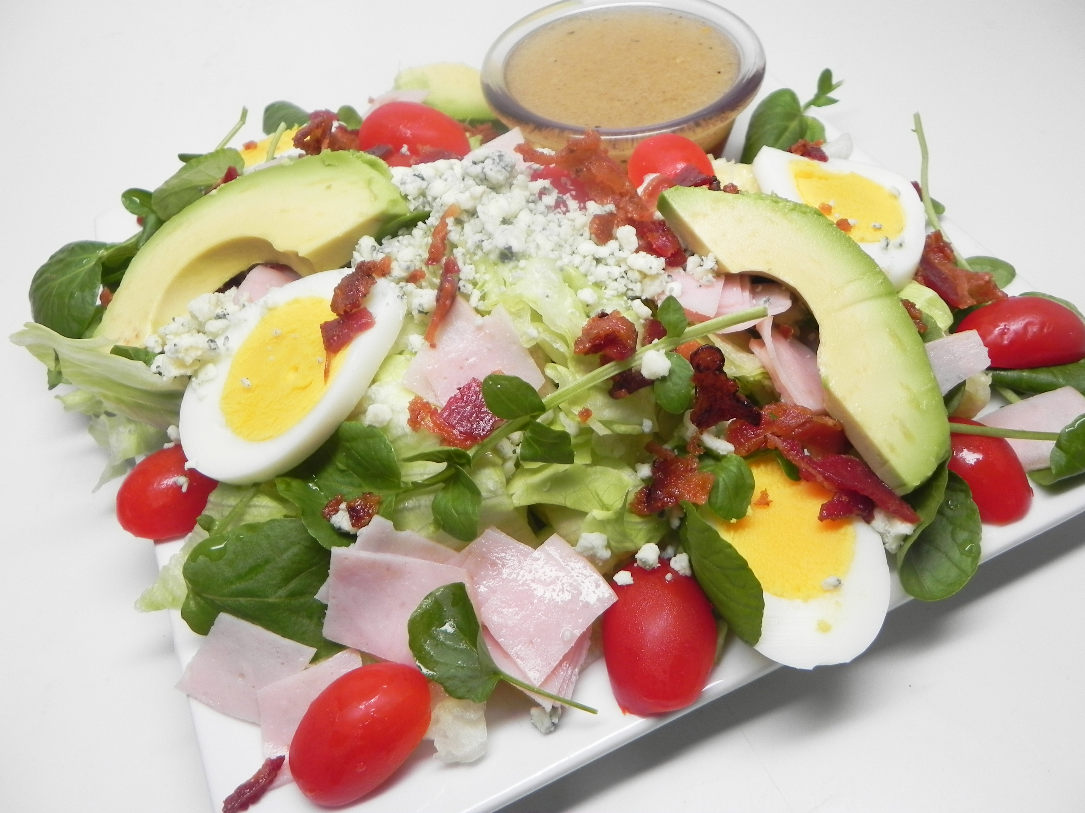 Cobb Salad with Brown Derby French Dressing