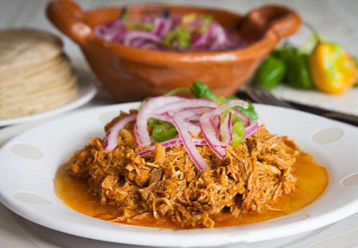 Cochinita Pibil (Mexican Pulled Pork in Annatto Sauce)