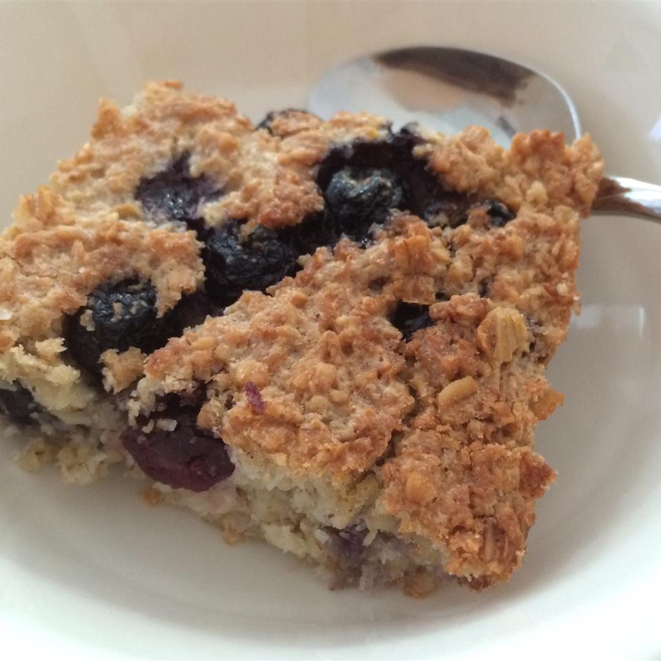 Coconut-Blueberry Baked Oatmeal