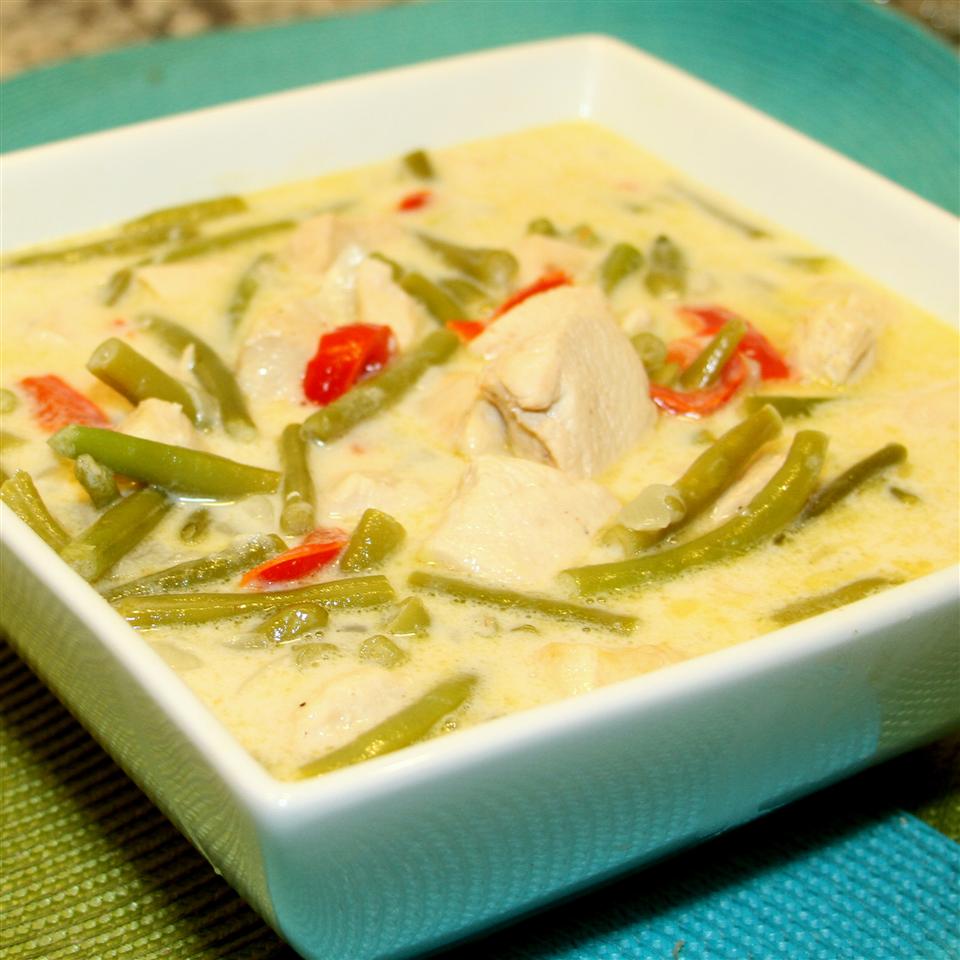 Coconut Chicken with Green Beans