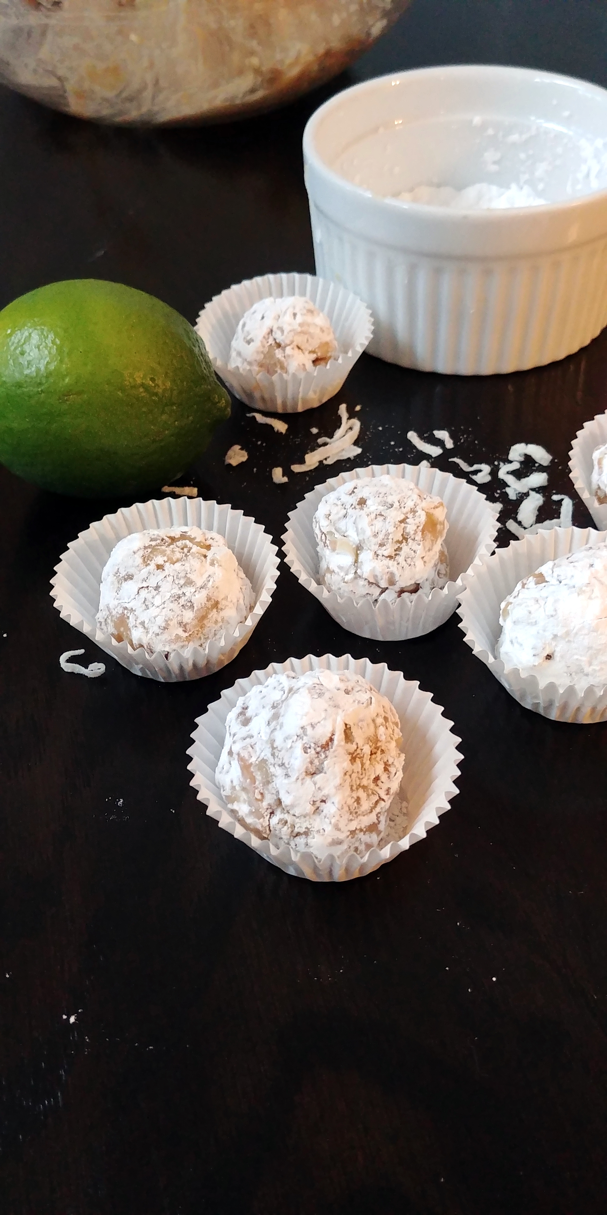 Coconut-Lime Rum Balls