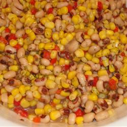 Cold Black-Eyed Peas and Corn