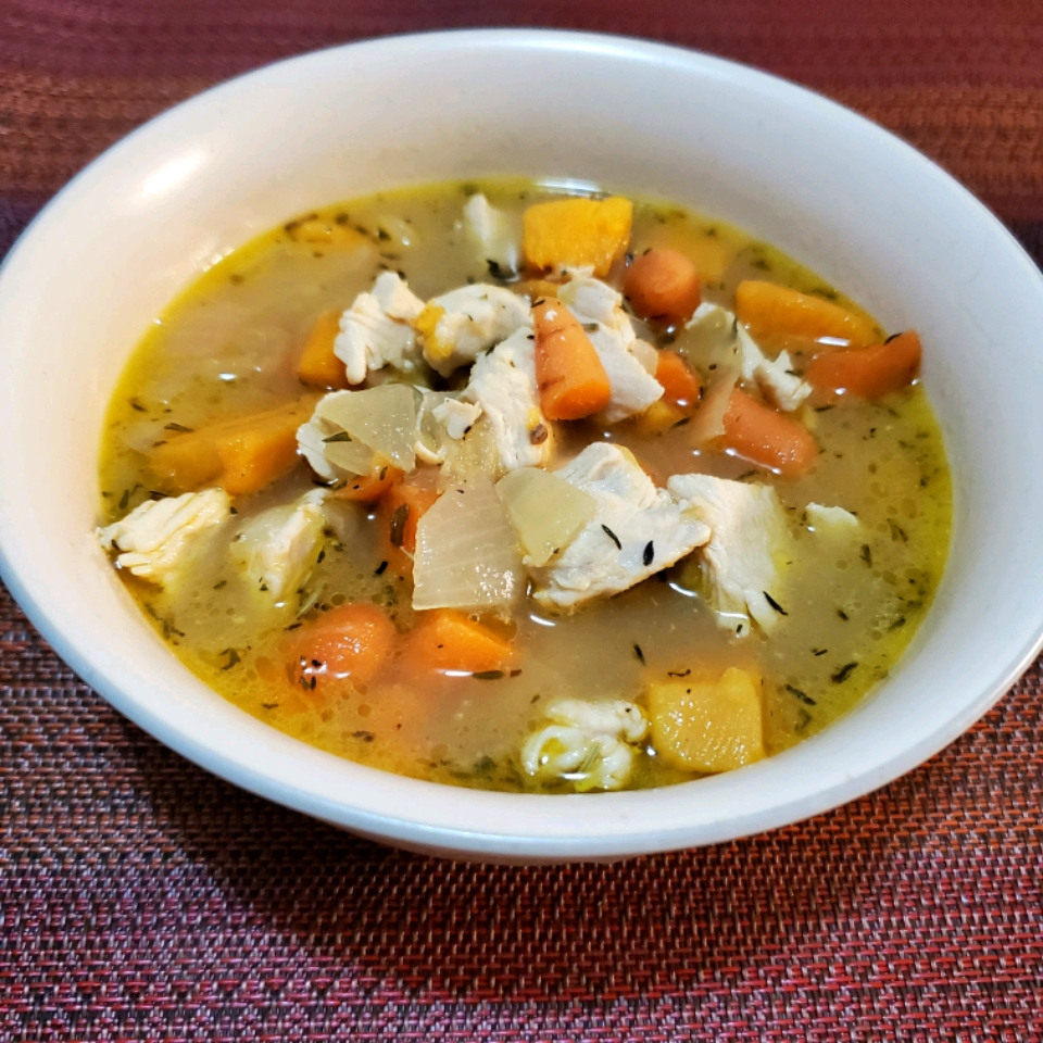 Cold Season Chicken and Sweet Potato Soup