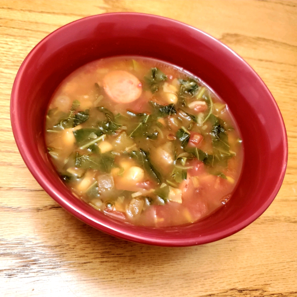 Collard Greens and Bean Soup