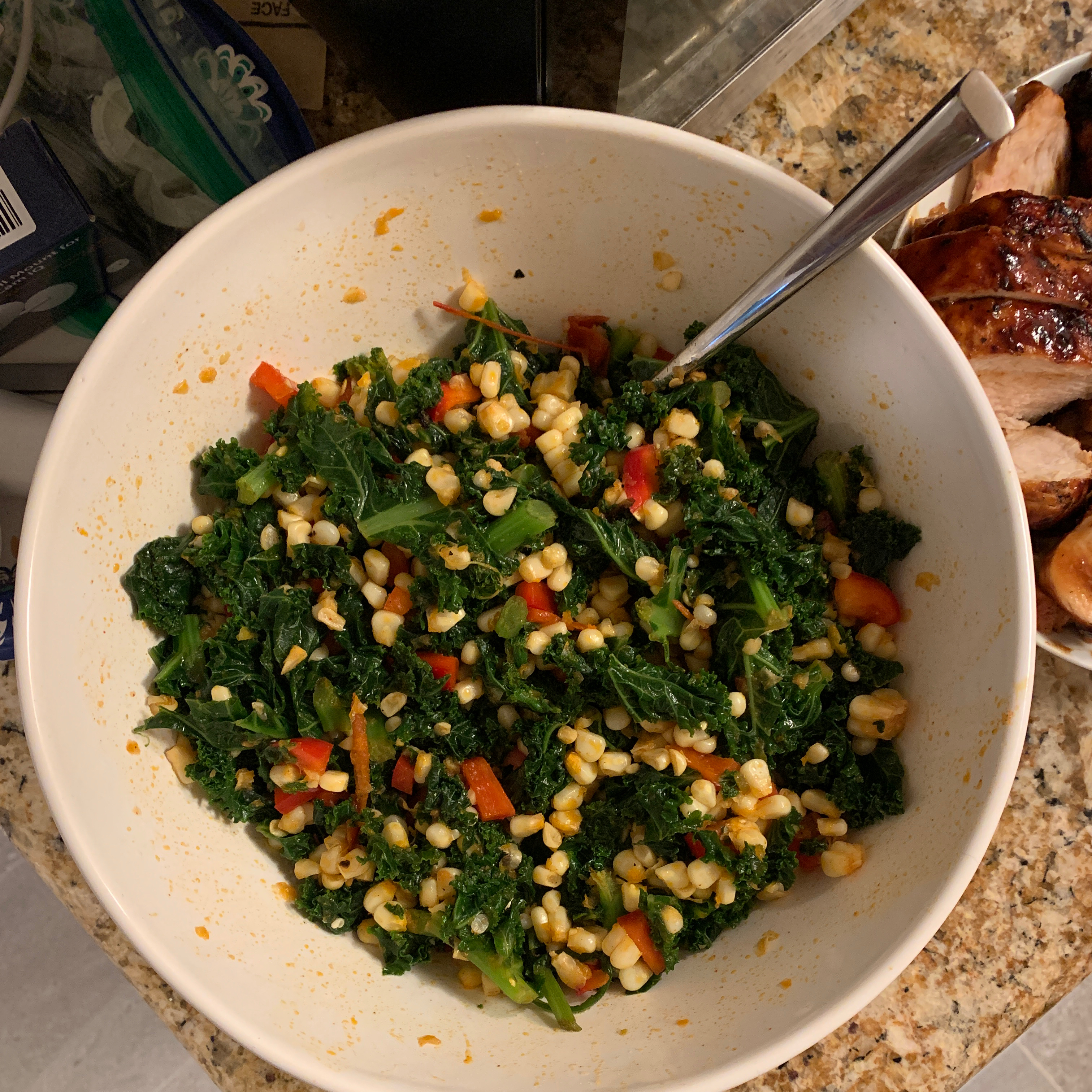Corn and Kale Salad