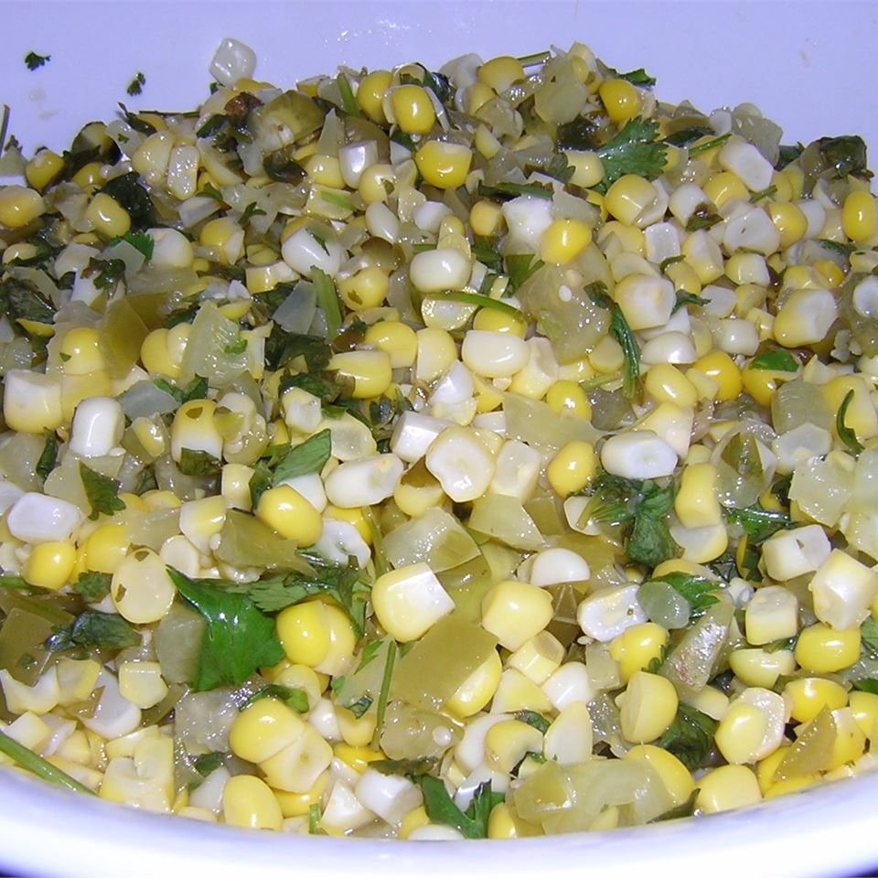 Corn and Tomatillo Salsa