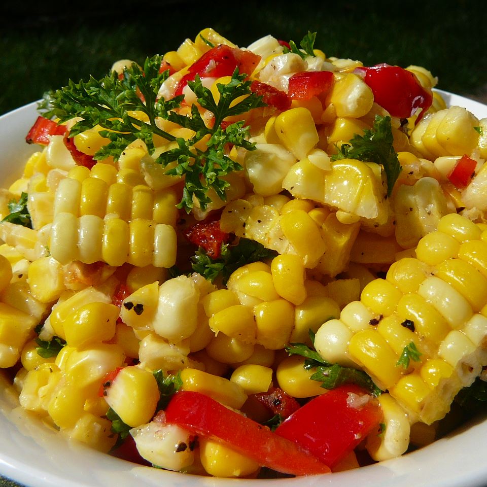 Corn Off the Cob Salad