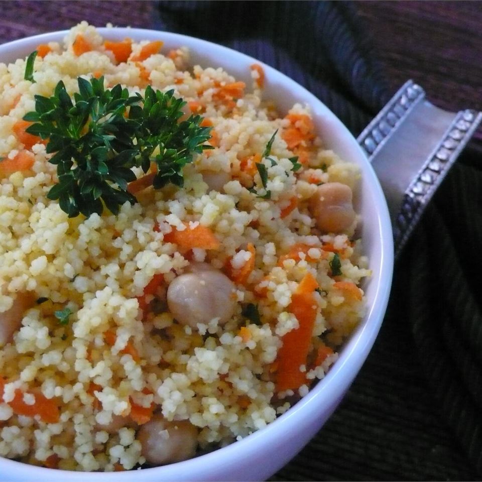 Couscous with Chickpeas and Carrots