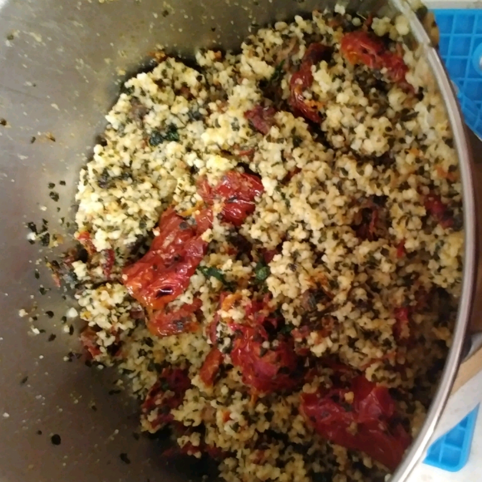 Couscous with Mushrooms and Sun-Dried Tomatoes