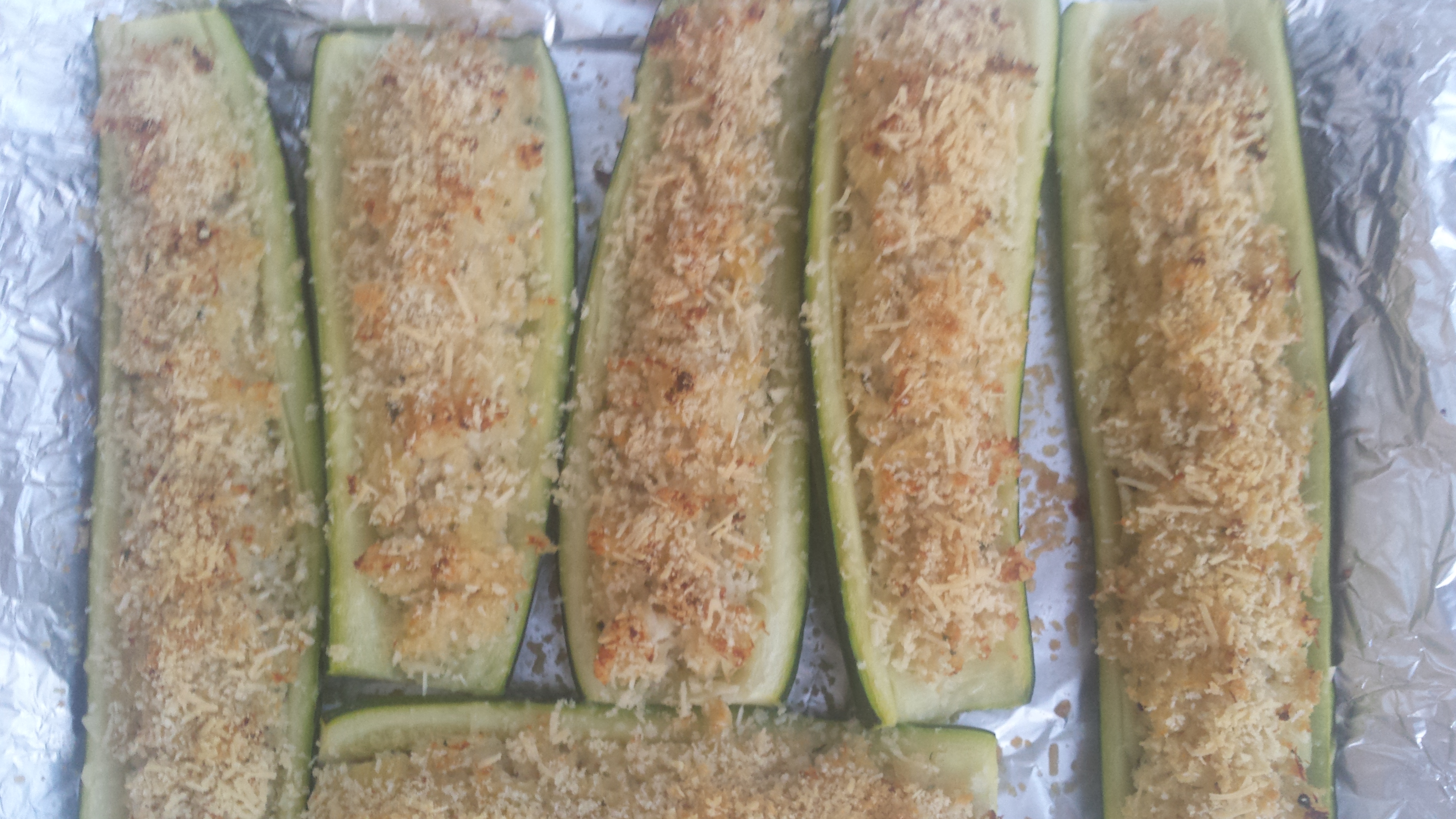 Crabmeat-Stuffed Zucchini Boats