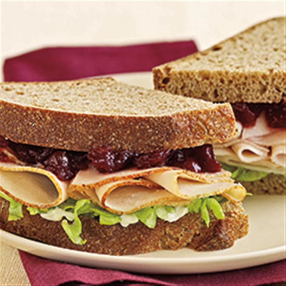 Cranberry Thanksgiving Turkey Sandwich