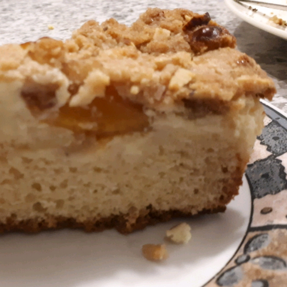 Cream Cheese-Filled Coffeecake With Fruit Preserves and Crumble Topping
