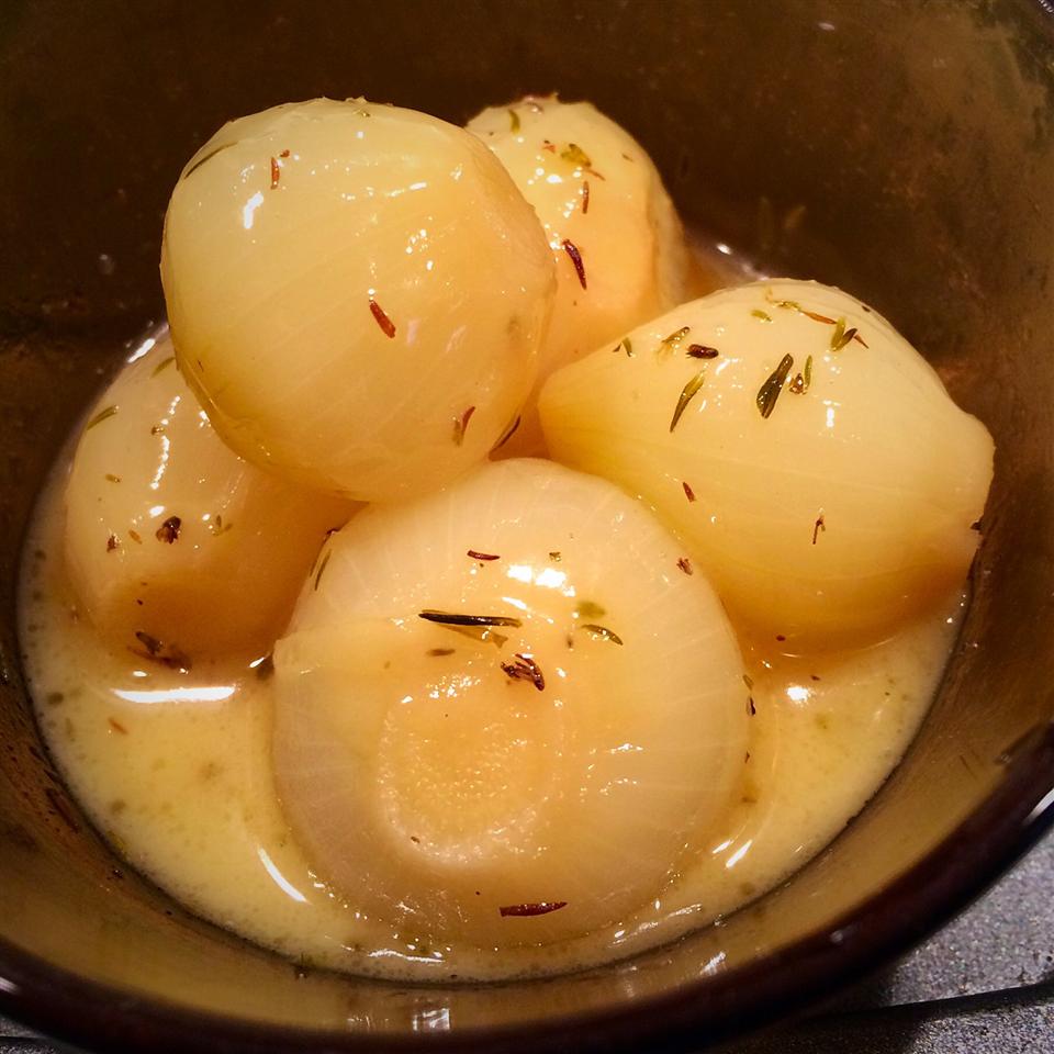 Creamed Onions with Wine