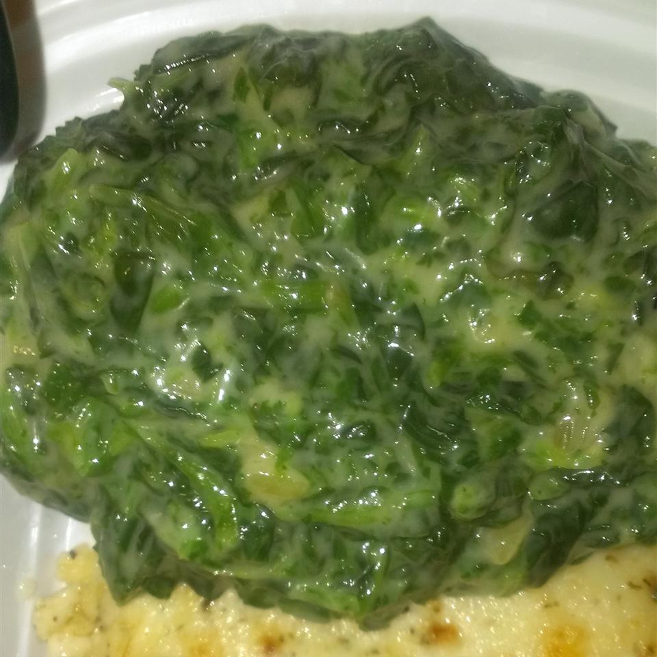 Creamed Spinach for a Small Family