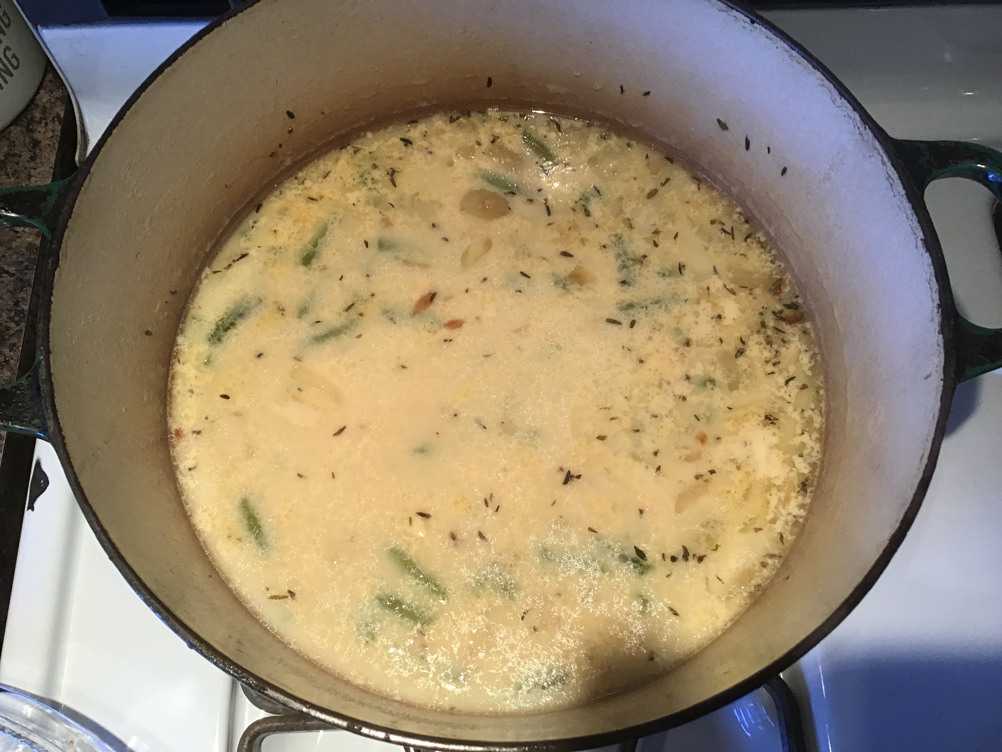 Creamy Green Bean and Potato Soup