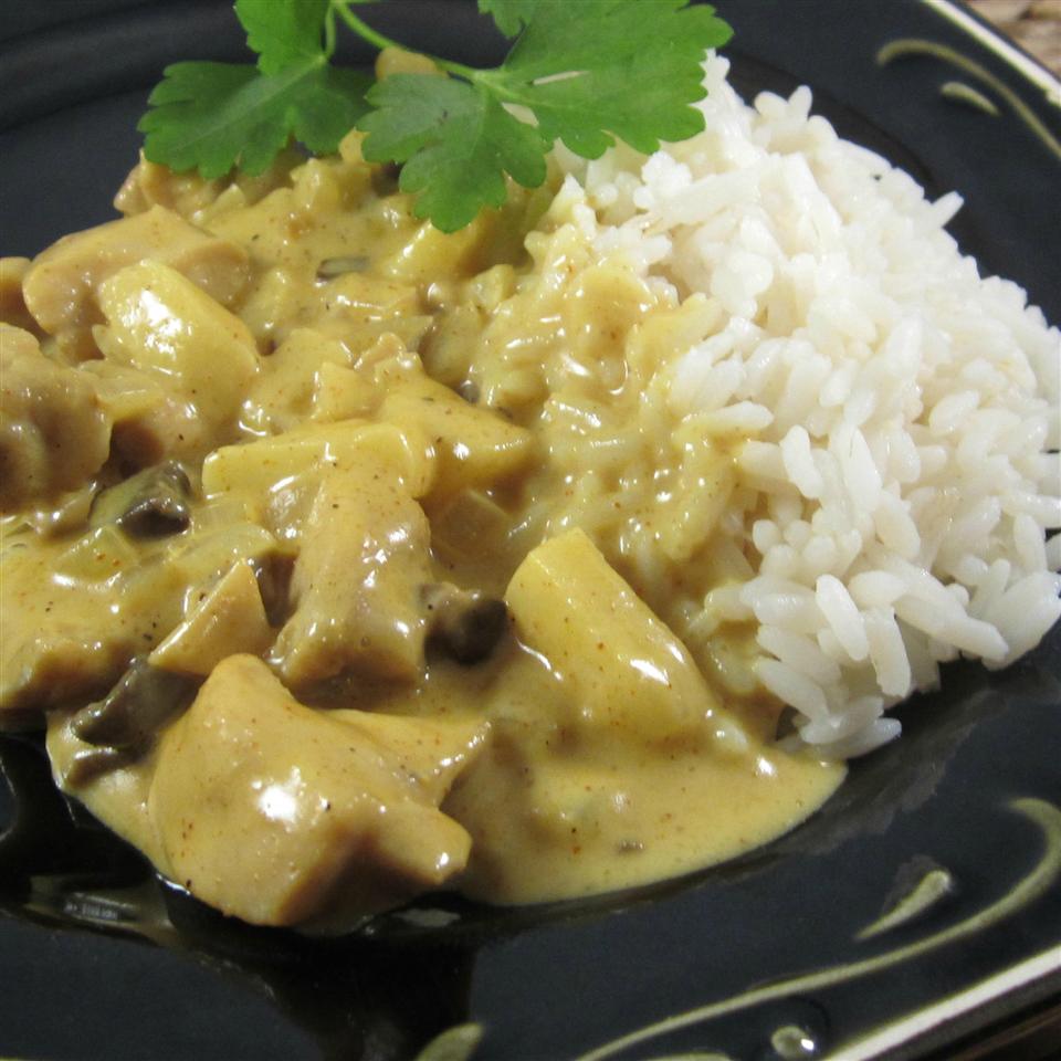 Curried Microwaved Chicken