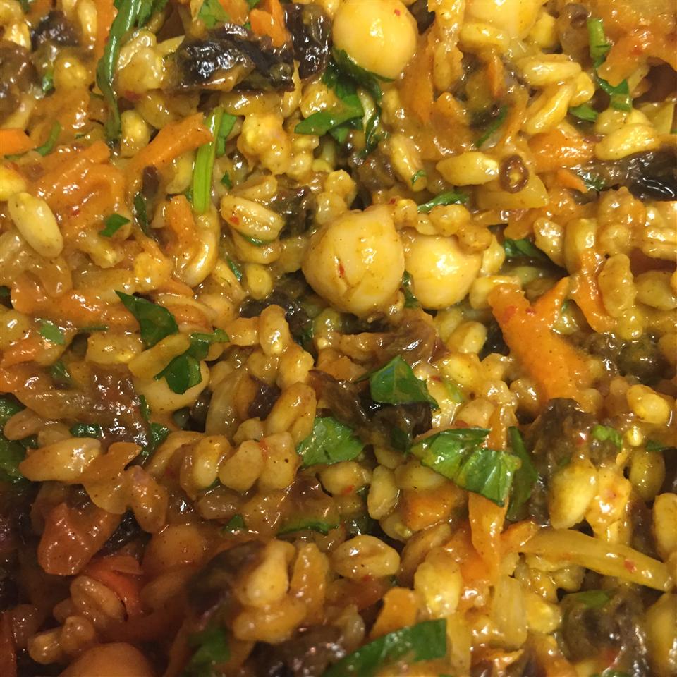 Curried Wheat Berry Salad