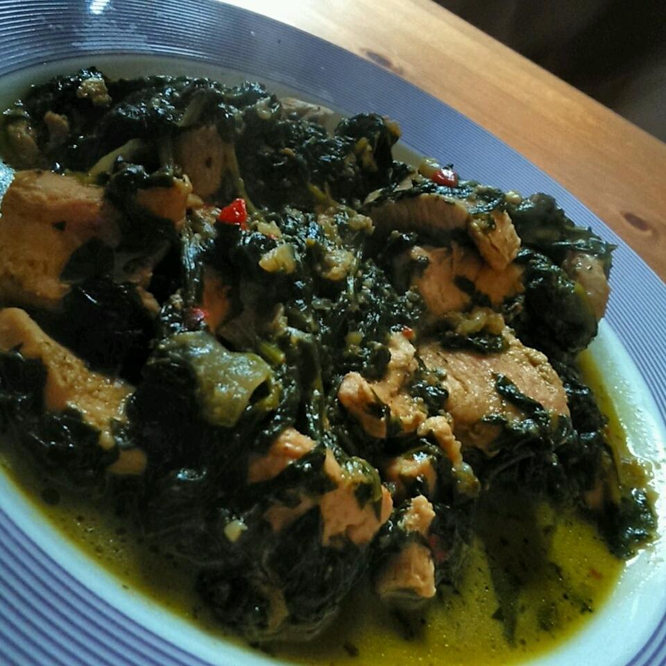 Curry-Style Chicken and Spinach