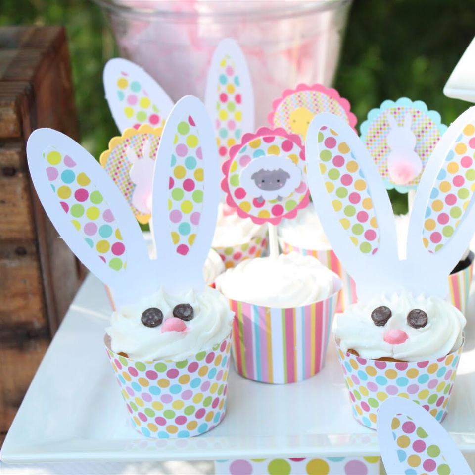 Cute Bunny Cupcakes
