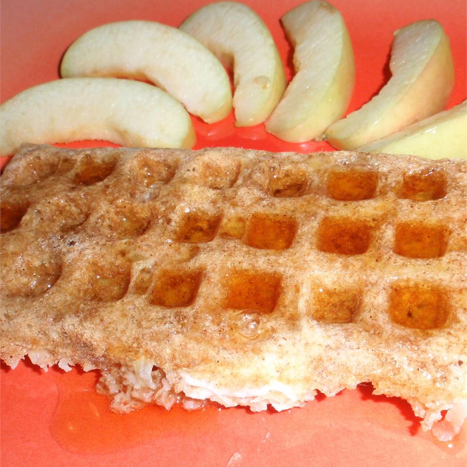 Dairy and Wheat Free Apple-Cinnamon Spelt Waffles