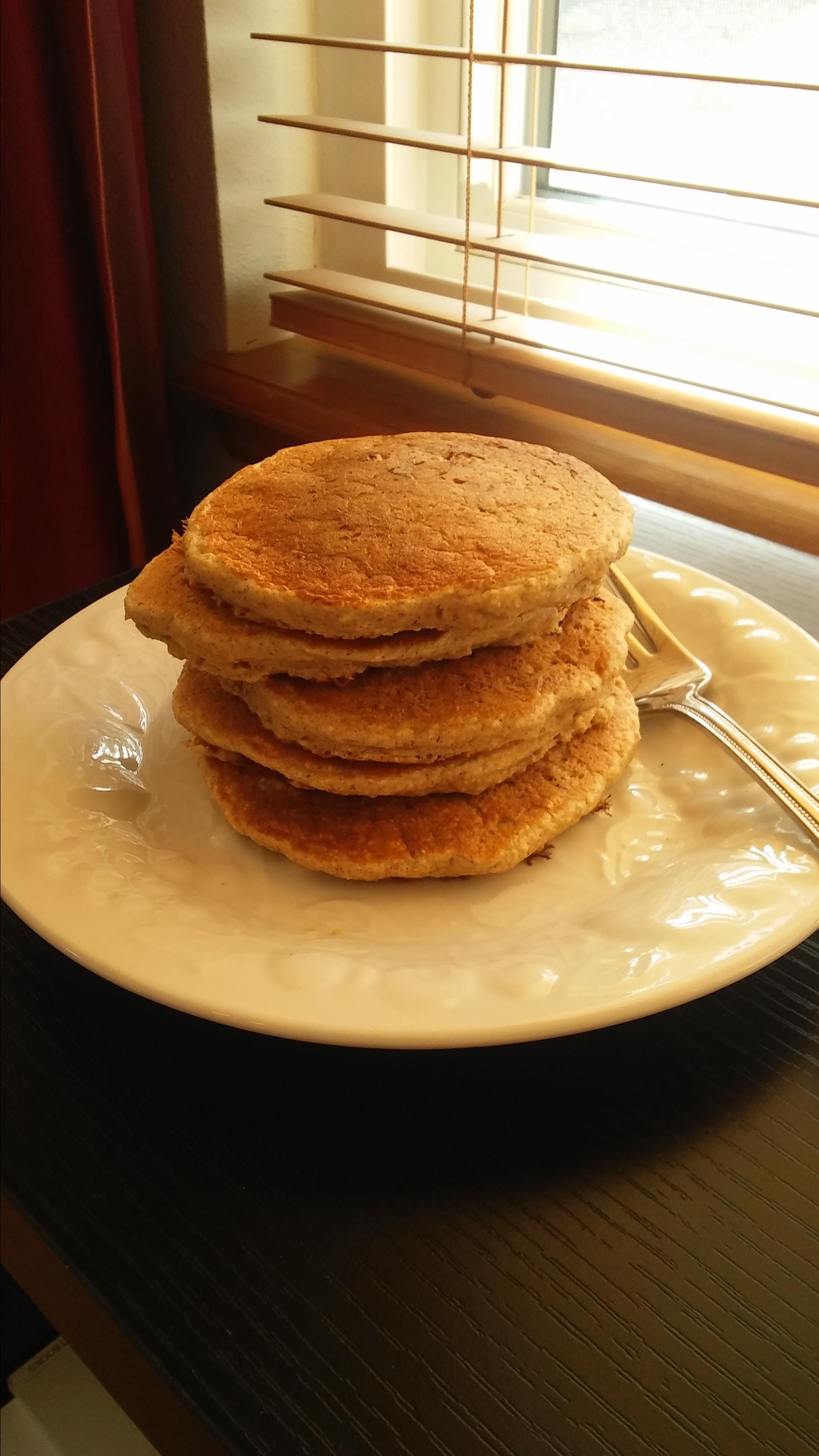 Dairy-Free Oatmeal Cookie Pancakes