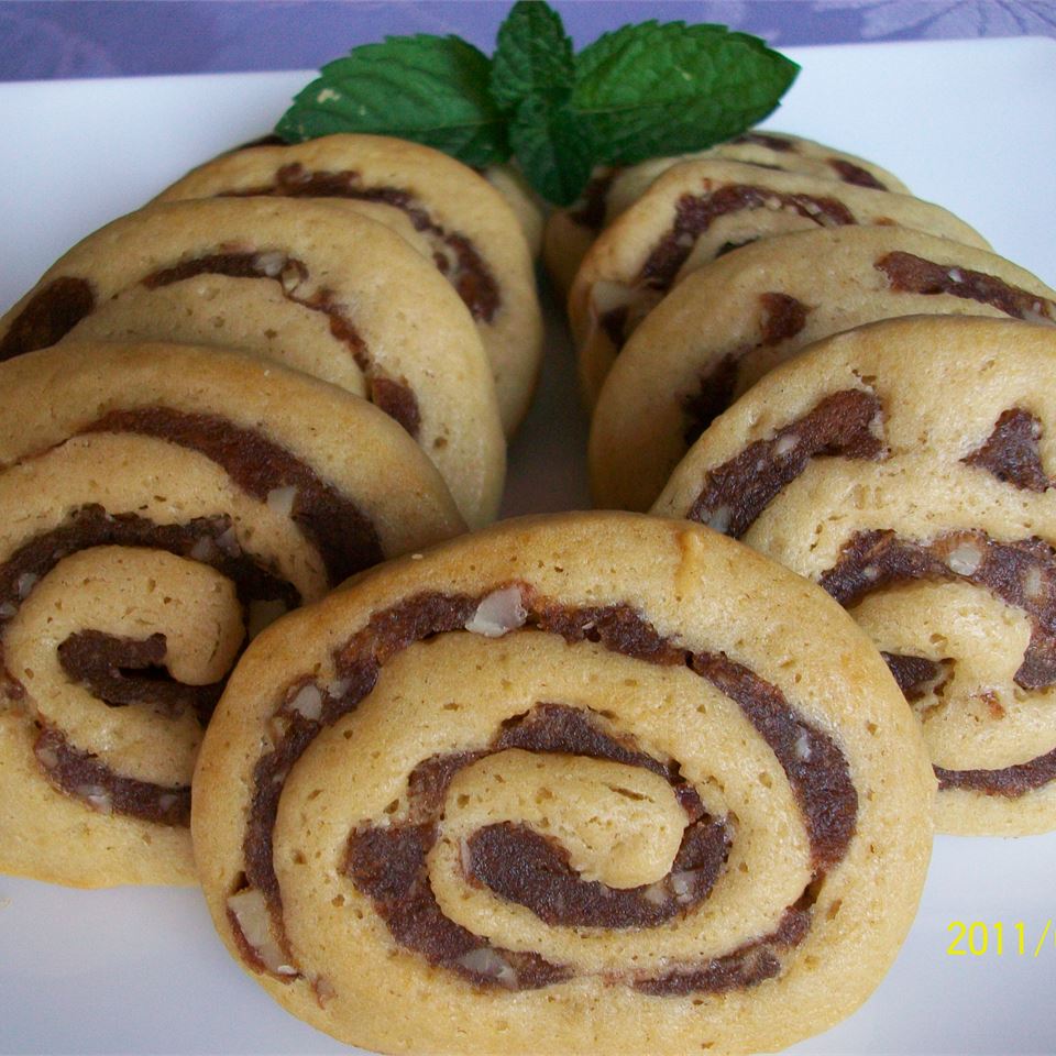 Date Nut Pinwheel Cookies II