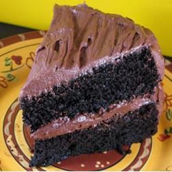 Deep Dark Chocolate Peppermint Cake
