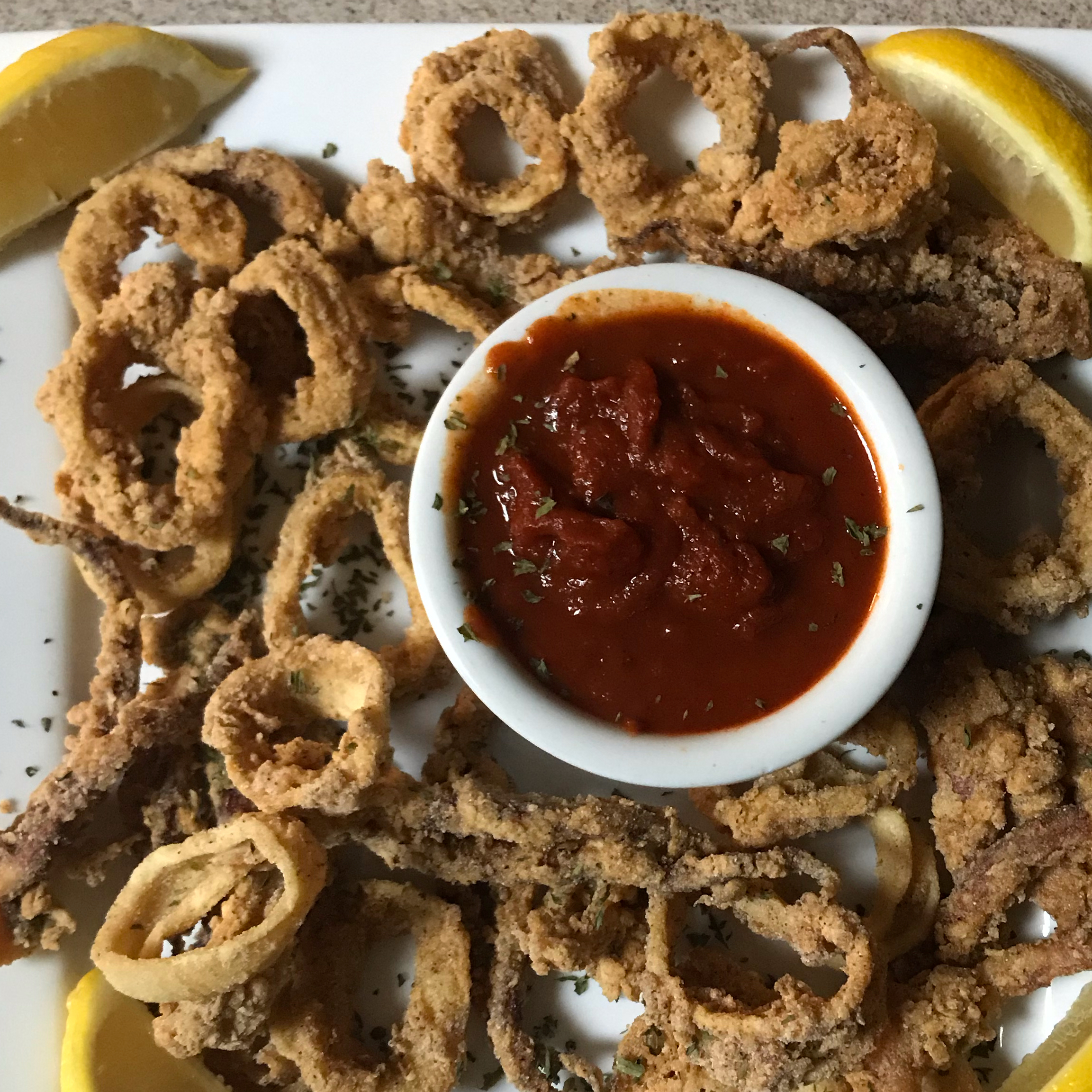 Deep-Fried Calamari Rings