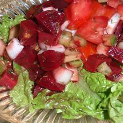 Dilly Tomato and Beet Salad