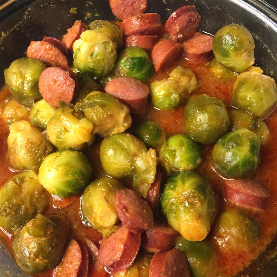 Dressed Up Brussels Sprouts