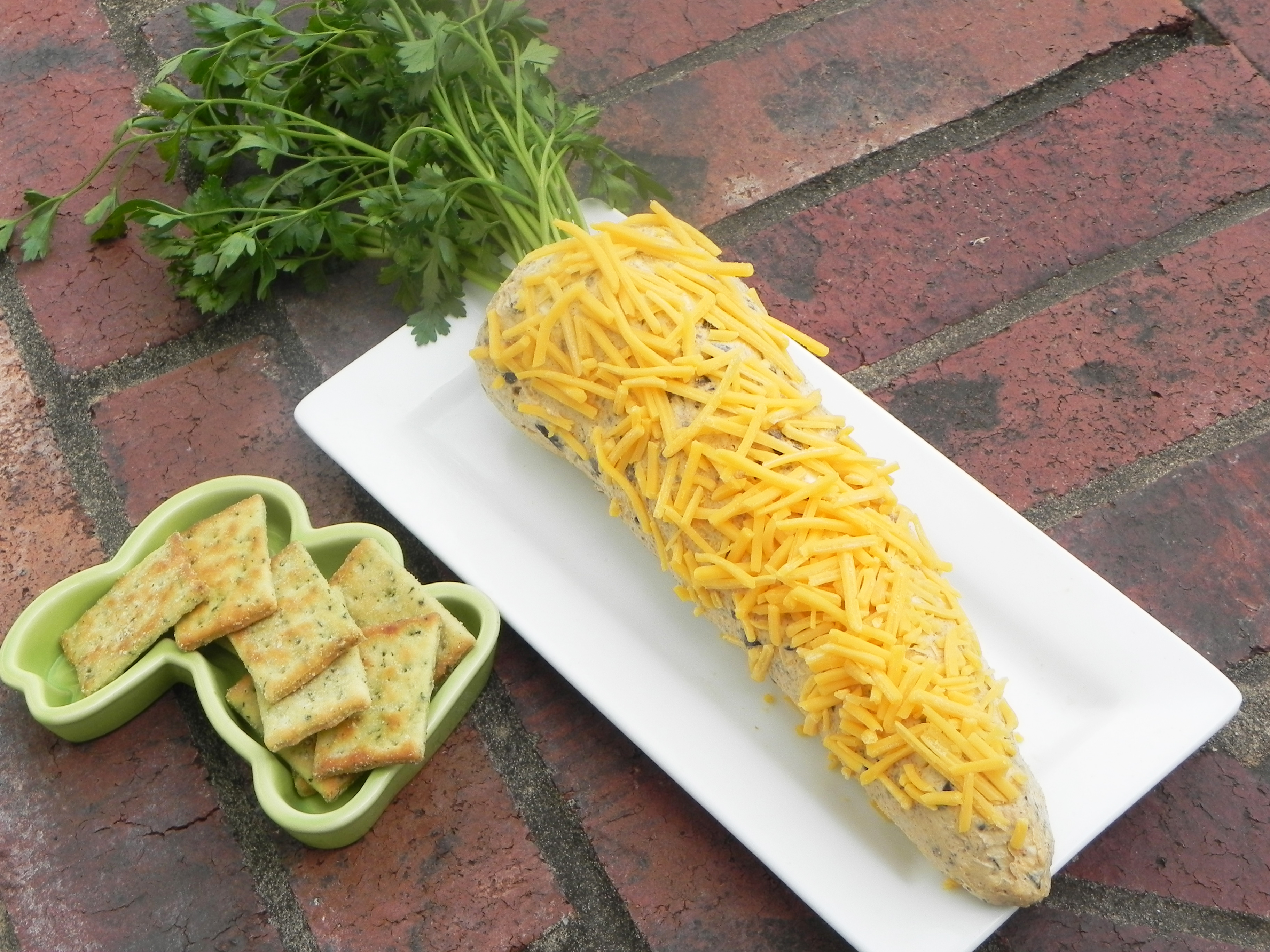 Easter Carrot Cheese Log