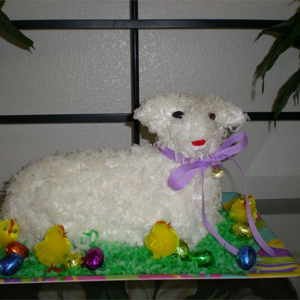 Easter Lamb Pound Cake