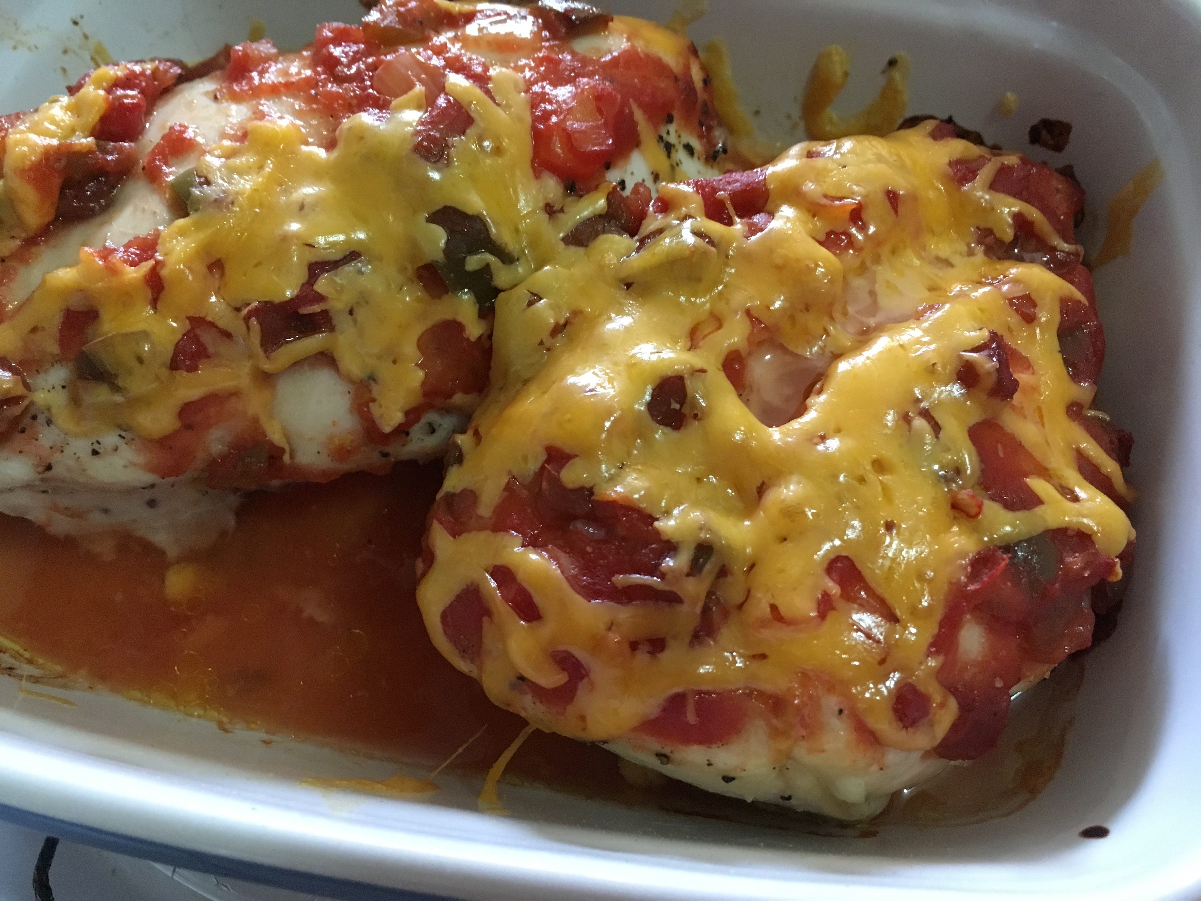 Easy Baked Chicken with Salsa and Guacamole