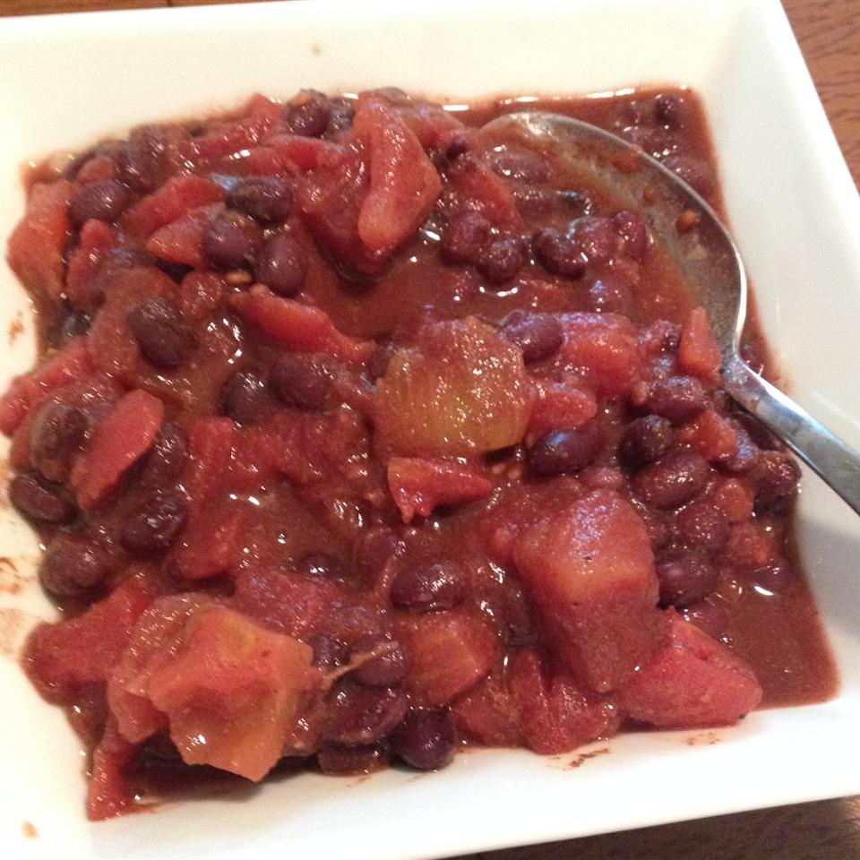 Easy Black Beans and Tomatoes