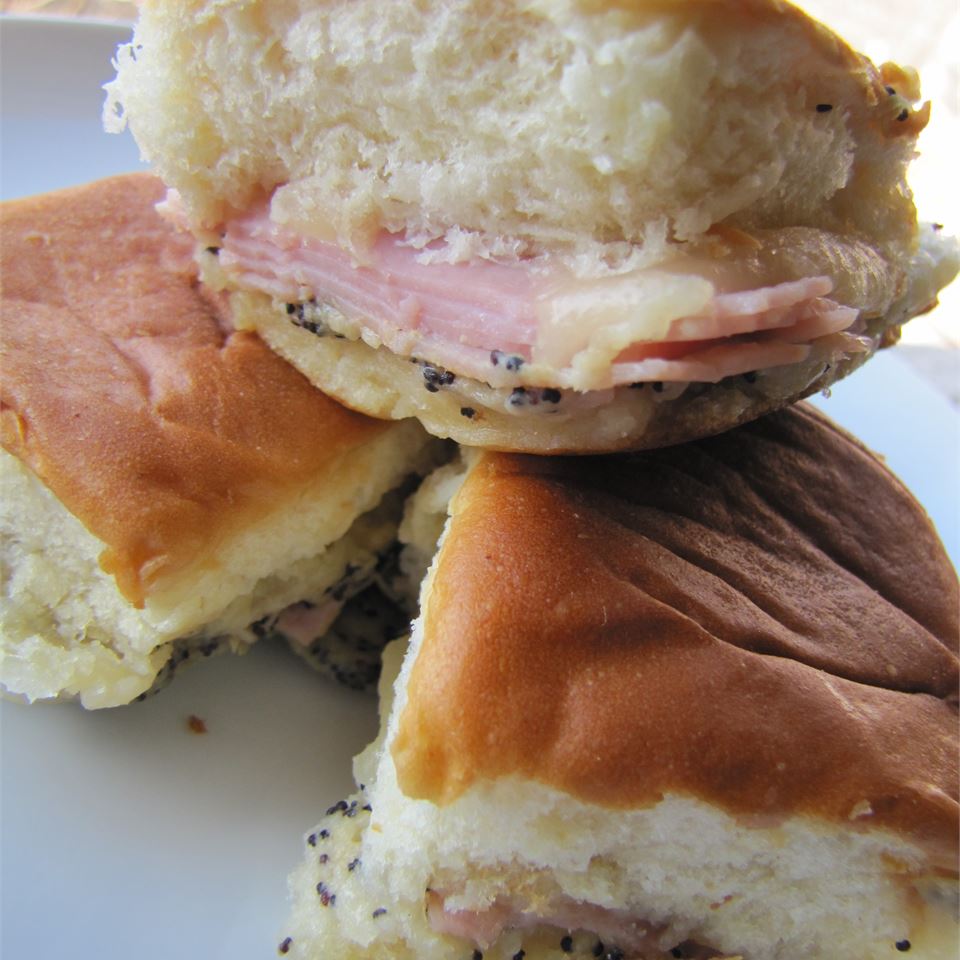 Easy Ham and Cheese Appetizer Sandwiches
